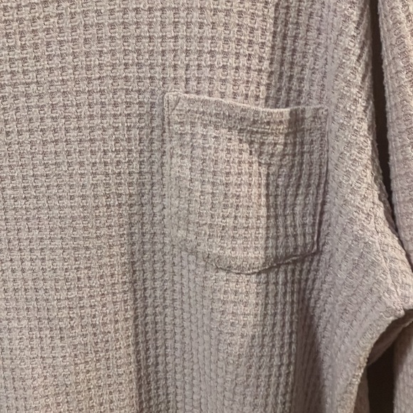 Wild Fable Pink Waffle Knit Pocket Crop Top - Picture 7 of 7